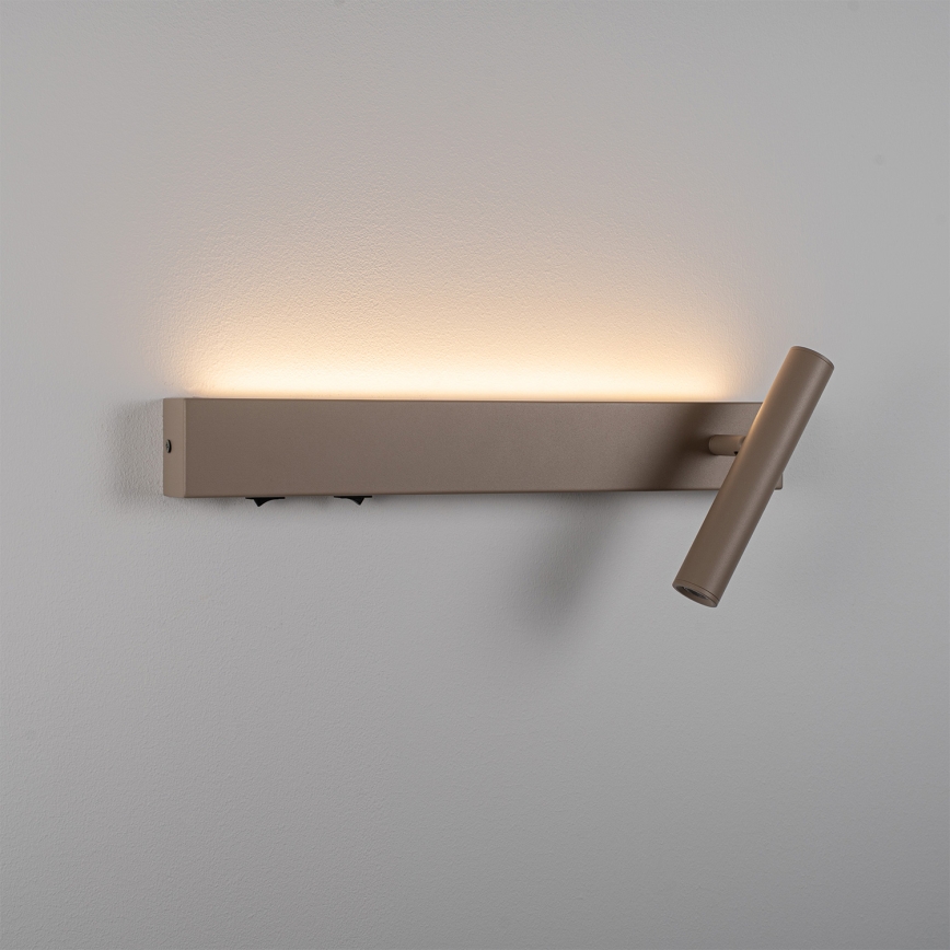 Brilagi - Επιτοίχιο φωτιστικό σποτ LED ARLIX LED/3W/230V + LED/7W μπεζ CRI 90