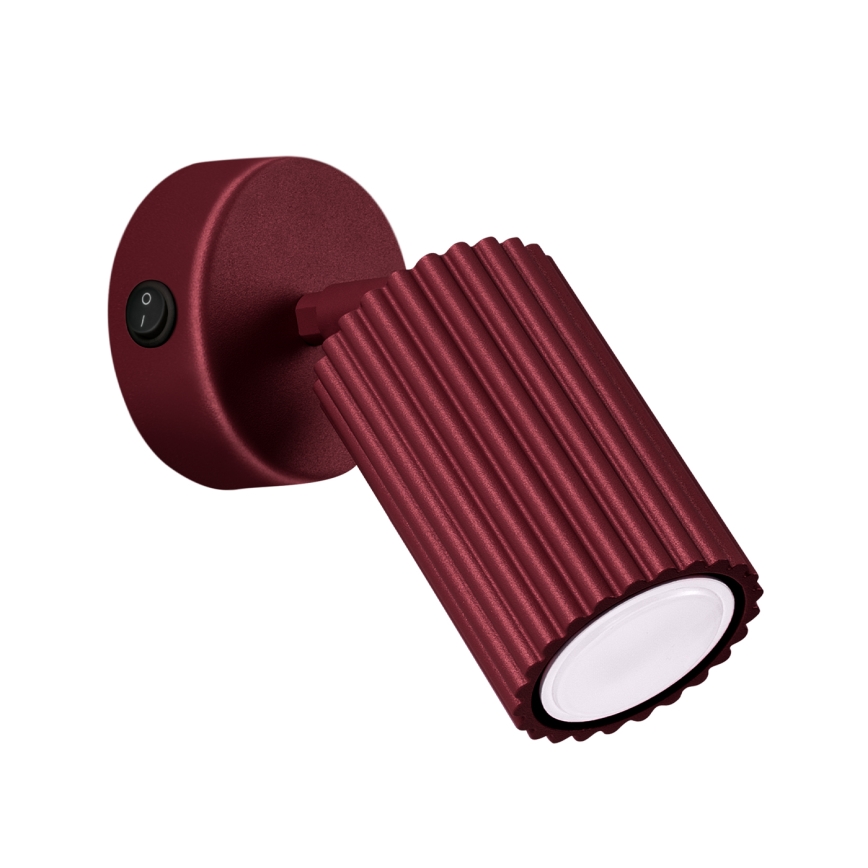 Brilagi - Επιτοίχιο φωτιστικό σποτ LED CRESTO 1xGU10/10W/230V μπορντό