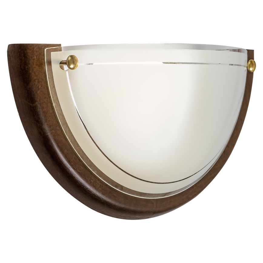 Brilagi - Επιτοίχιο φωτιστικό ORBIS 1xE27/60W/230V 30 cm από πεύκο