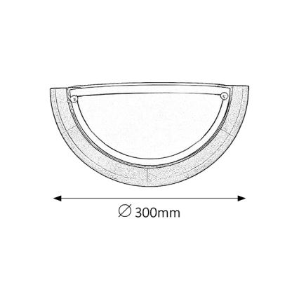 Brilagi - Επιτοίχιο φωτιστικό ORBIS 1xE27/60W/230V 30 cm από πεύκο