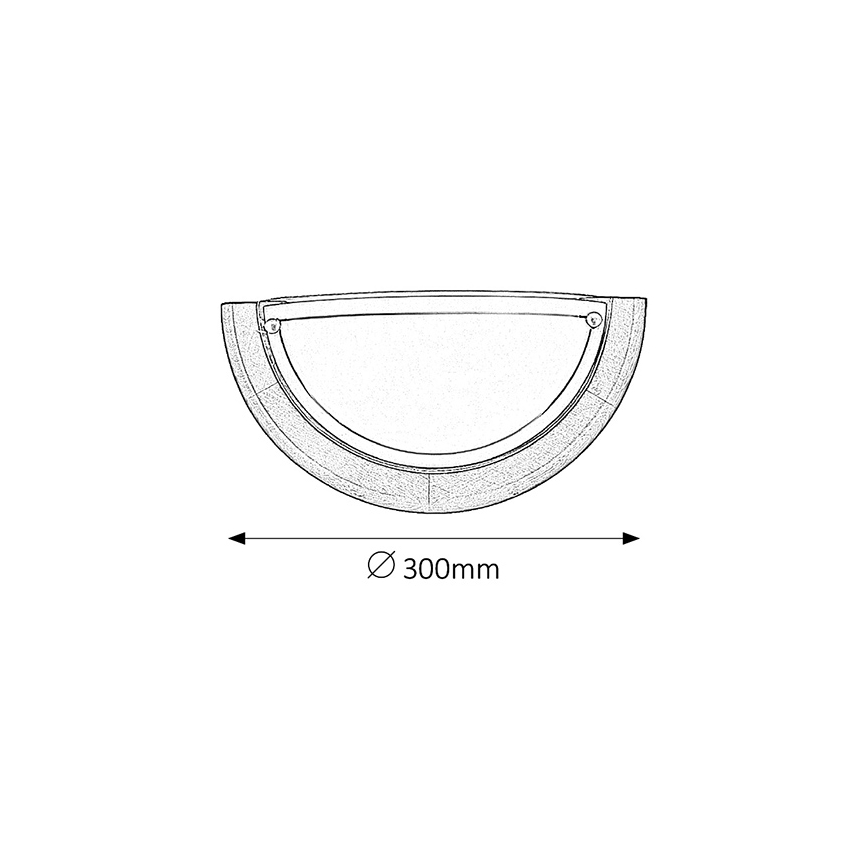 Brilagi - Επιτοίχιο φωτιστικό ORBIS 1xE27/60W/230V 30 cm από πεύκο