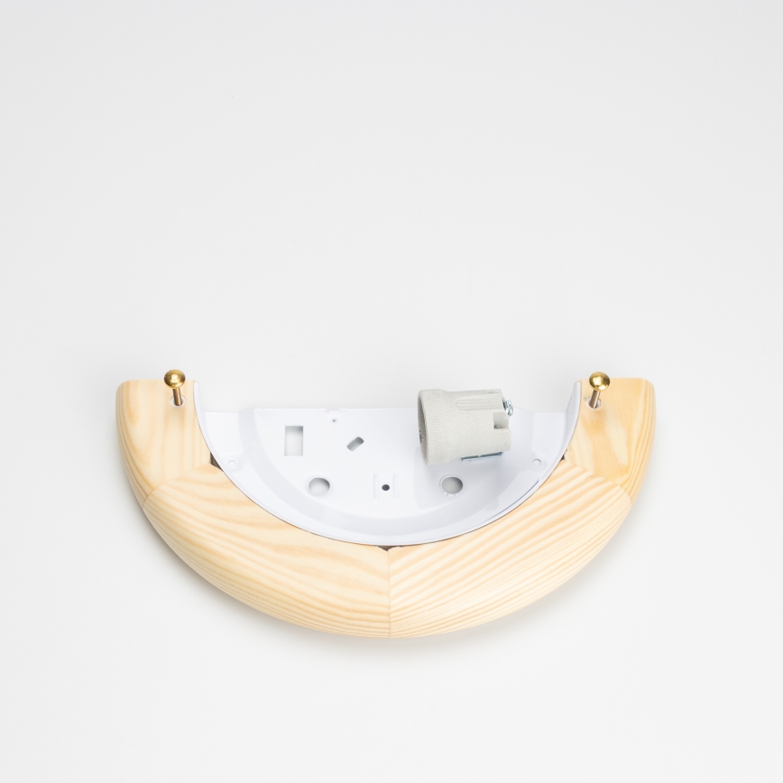 Brilagi - Επιτοίχιο φωτιστικό ORBIS 1xE27/60W/230V 30 cm πεύκο