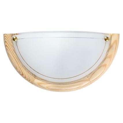 Brilagi - Επιτοίχιο φωτιστικό ORBIS 1xE27/60W/230V 30 cm πεύκο