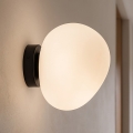 BRILAGI - Επιτοίχιο φωτιστικό PEBBLES 1xE27/40W/230V Ø 20 cm μαύρο