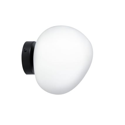 BRILAGI - Επιτοίχιο φωτιστικό PEBBLES 1xE27/40W/230V Ø 20 cm μαύρο