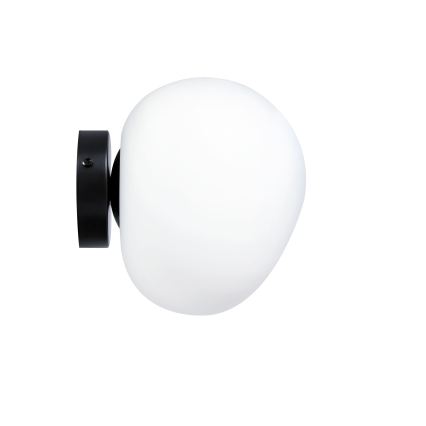 BRILAGI - Επιτοίχιο φωτιστικό PEBBLES 1xE27/40W/230V Ø 20 cm μαύρο