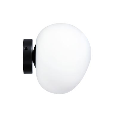 BRILAGI - Επιτοίχιο φωτιστικό PEBBLES 1xE27/40W/230V Ø 20 cm μαύρο