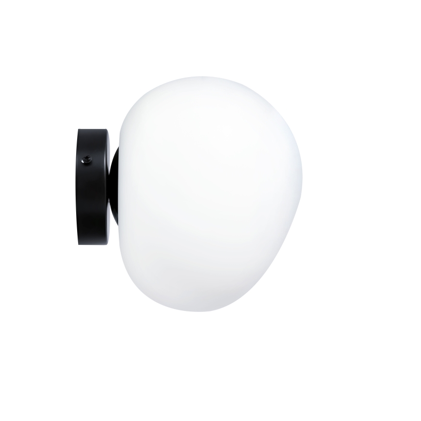 BRILAGI - Επιτοίχιο φωτιστικό PEBBLES 1xE27/40W/230V Ø 20 cm μαύρο