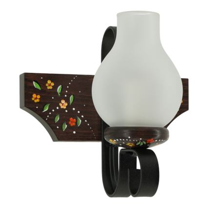 Brilagi - Επιτοίχιο φωτιστικό QUEEN 1xE14/40W/230V οξιά/γουένγκε