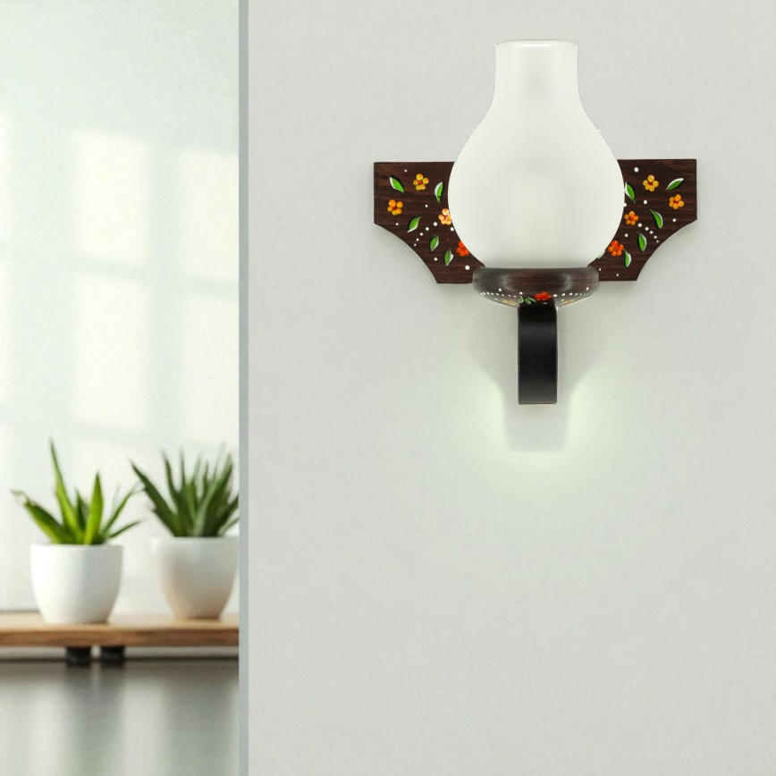 Brilagi - Επιτοίχιο φωτιστικό QUEEN 1xE14/40W/230V οξιά/γουένγκε