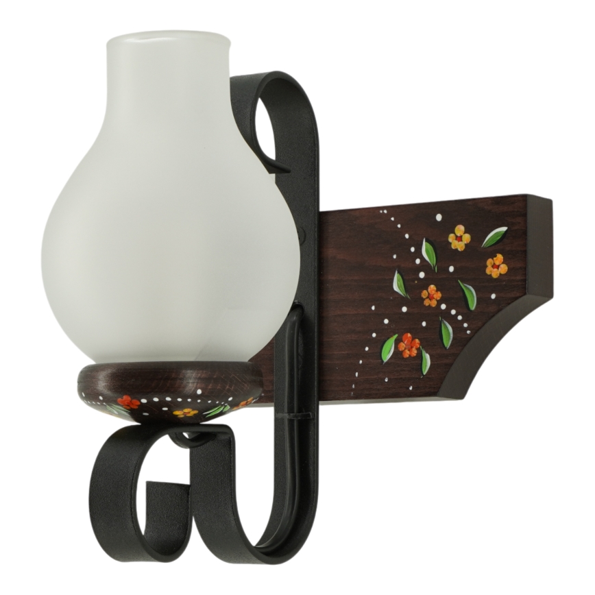 Brilagi - Επιτοίχιο φωτιστικό QUEEN 1xE14/40W/230V οξιά/γουένγκε