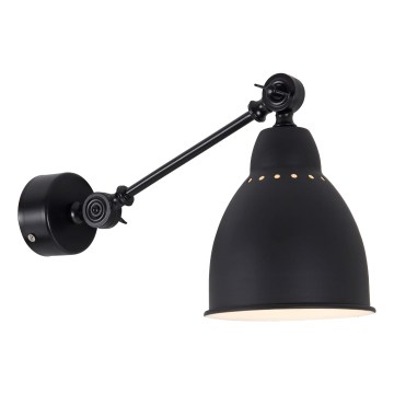 Brilagi - Επιτοίχιο φωτιστικό QUILL 1xE27/40W/230V 40 cm μαύρο