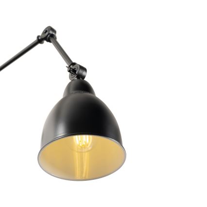 Brilagi - Επιτοίχιο φωτιστικό QUILL 1xE27/40W/230V 83 cm μαύρο