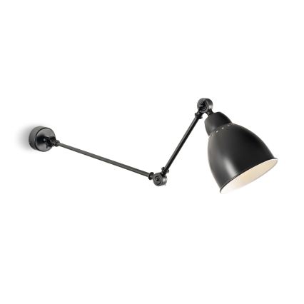 Brilagi - Επιτοίχιο φωτιστικό QUILL 1xE27/40W/230V 83 cm μαύρο