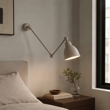 BRILAGI - Επιτοίχιο φωτιστικό QUILL 1xE27/40W/230V 83 cm μπεζ