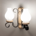 Brilagi - Επιτοίχιο φωτιστικό RUSTIC 2xE14/40W/230V από δρυ