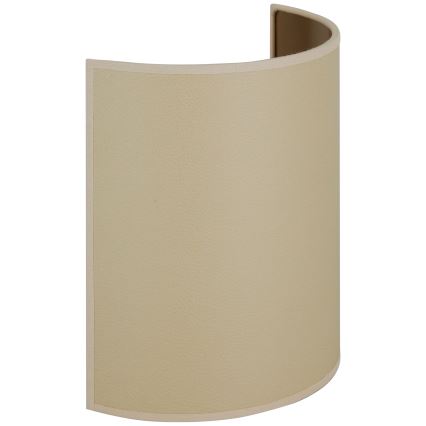 Brilagi - Επιτοίχιο φωτιστικό SEMI 1xE27/15W/230V διάμ. 20 εκ. μπεζ