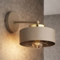 Brilagi - Επιτοίχιο φωτιστικό SPRING 1xE27/60W/230V μπεζ/χρυσό