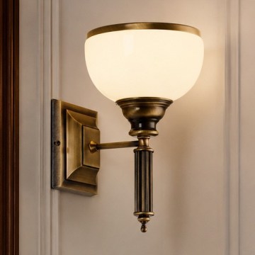 Brilagi - Επιτοίχιο φωτιστικό TAURUS 1xE27/15W/230V μπρονζέ