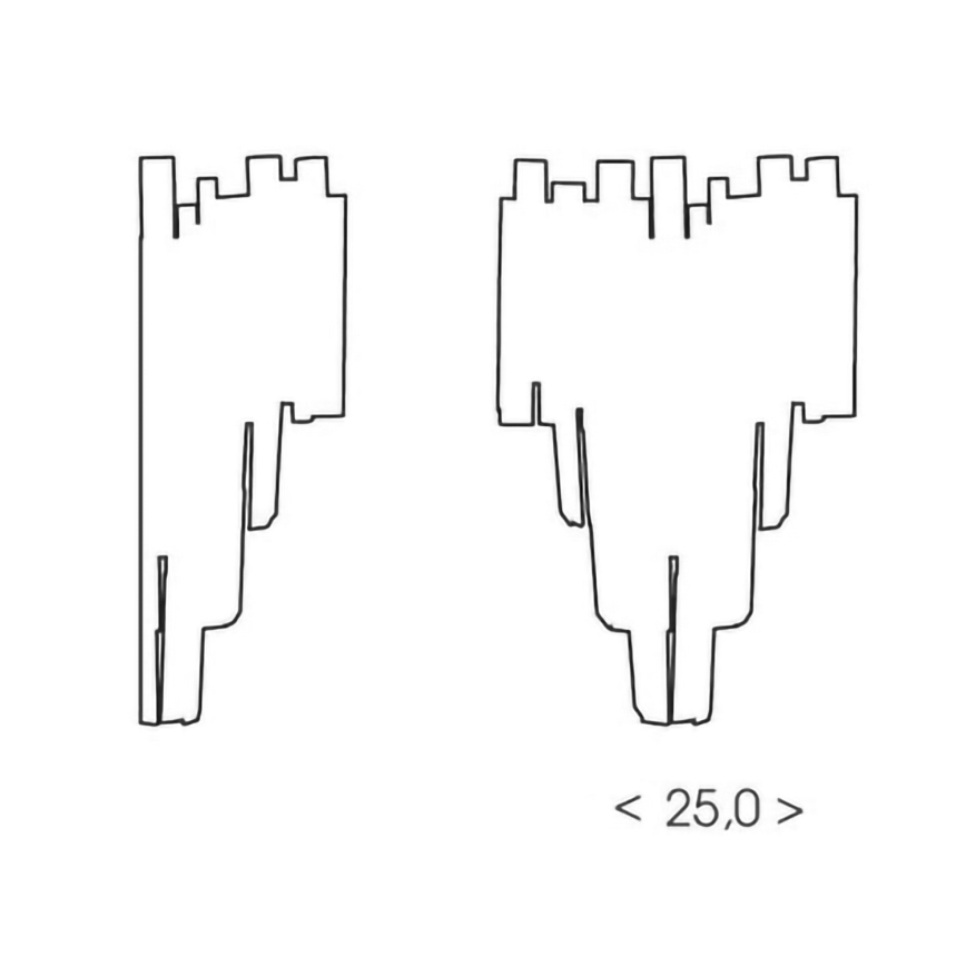BRILAGI - Επιτοίχιο φωτιστικό VERVE 2xE14/40W/230V μαύρο