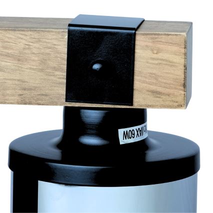 Brilagi - Επιτοίχιο φωτιστικό VISTA 1xE27/60W/230V σε απόχρωση δρυός