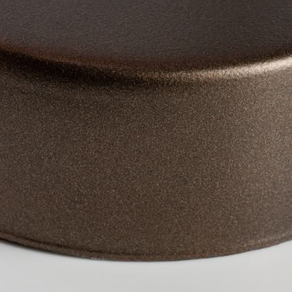 BRILAGI - Επιτοίχιο φωτιστικό VULCANO 1xG9/8W/230V μπρονζέ/καπνιστό μπεζ