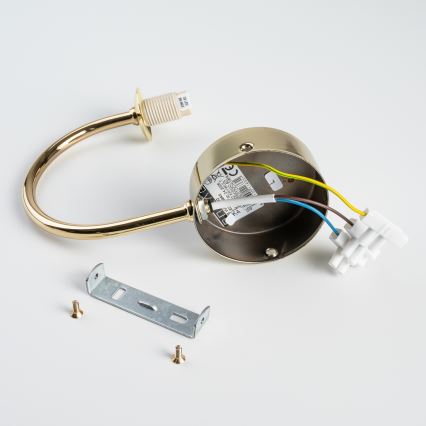 BRILAGI - Επιτοίχιο φωτιστικό VULCANO 1xG9/8W/230V χρυσό/καπνιστό μπεζ