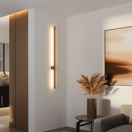 Brilagi - Επιτοίχιο φωτιστικό WOODY LINE LED/7W/230V 4000K 60 cm σε απόχρωση δρυός/κερασιάς