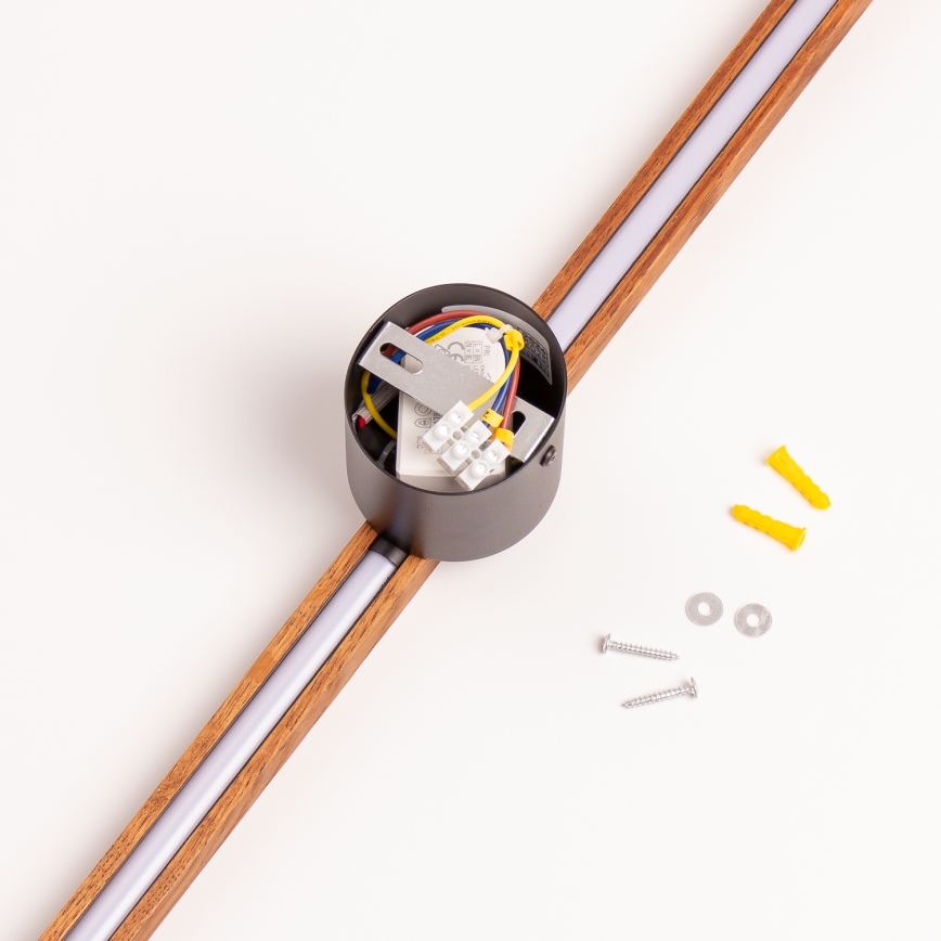 Brilagi - Επιτοίχιο φωτιστικό WOODY LINE LED/7W/230V 4000K 60 cm σε απόχρωση δρυός/κερασιάς