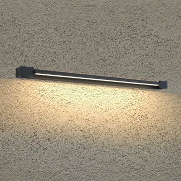 BRILAGI - Επιτοίχιο φωτιστικό εξωτερικού χώρου AQUA LINE LED/20W/230V 80 cm IP44 μαύρο CRI 90