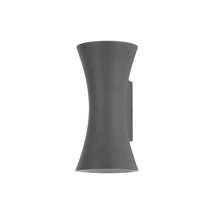 Brilagi - Επιτοίχιο φωτιστικό εξωτερικού χώρου BICON LED/10W/230V ανθρακί IP44