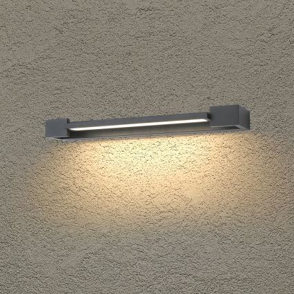 Brilagi - Επιτοίχιο εξωτερικό φωτιστικό LED AQUA LINE LED/12W/230V 45 cm IP44 ανθρακί CRI 90