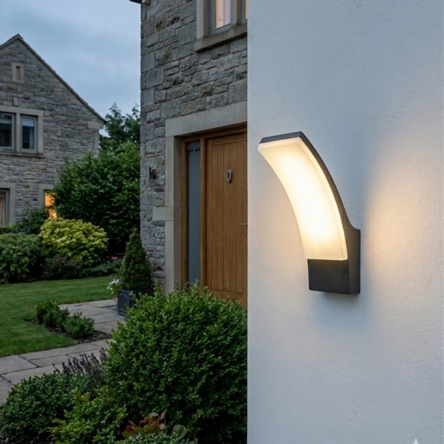 Brilagi - Επιτοίχιο φωτιστικό εξωτερικού χώρου LED ARCELO LED/9W/230V IP44