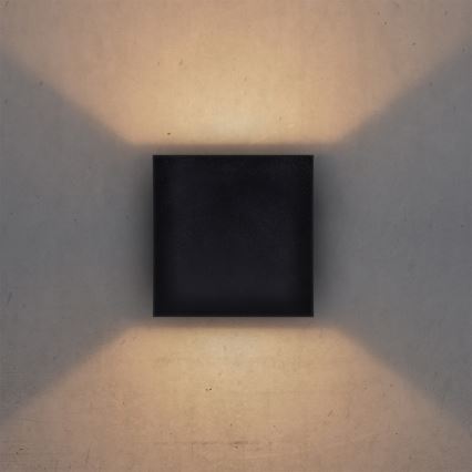 Brilagi - Επιτοίχιο φωτιστικό εξωτερικού χώρου LED CUBE LED/6W/230V IP54