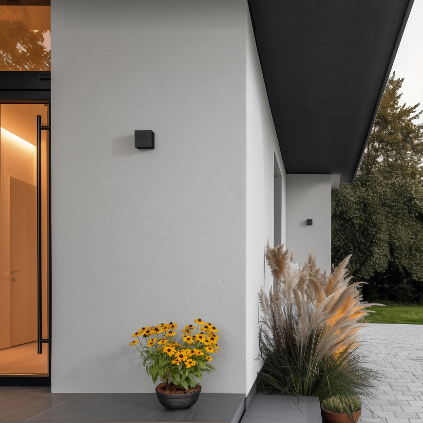 Brilagi - Επιτοίχιο φωτιστικό εξωτερικού χώρου LED CUBE LED/6W/230V IP54