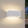 Brilagi - Επιτοίχιο φωτιστικό εξωτερικού χώρου LED DONNANI LED/7W/230V 20 cm λευκό IP44