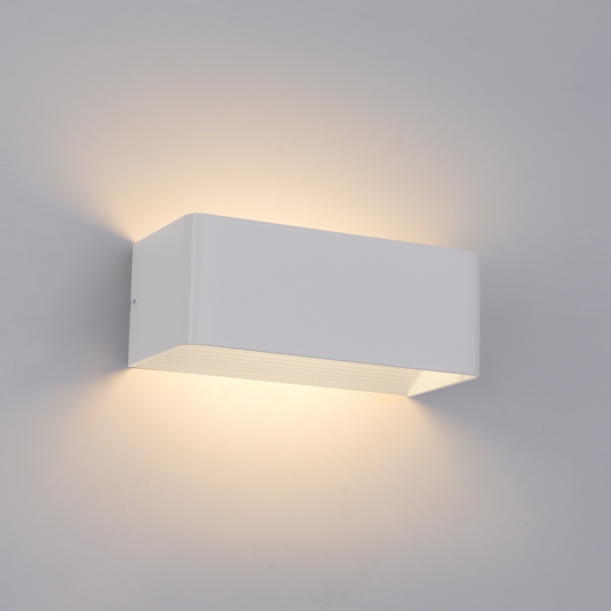 Brilagi - Επιτοίχιο φωτιστικό εξωτερικού χώρου LED DONNANI LED/7W/230V 20 cm λευκό IP44