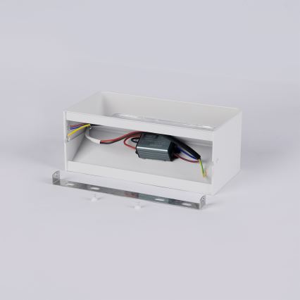 Brilagi - Επιτοίχιο φωτιστικό εξωτερικού χώρου LED DONNANI LED/7W/230V 20 cm λευκό IP44