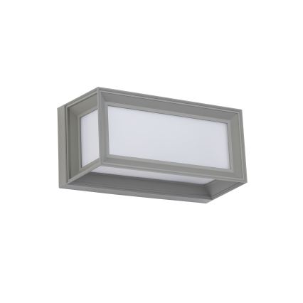Brilagi - Επιτοίχιο φωτιστικό εξωτερικού χώρου LED PARKER LED/12W/230V γκρι IP44