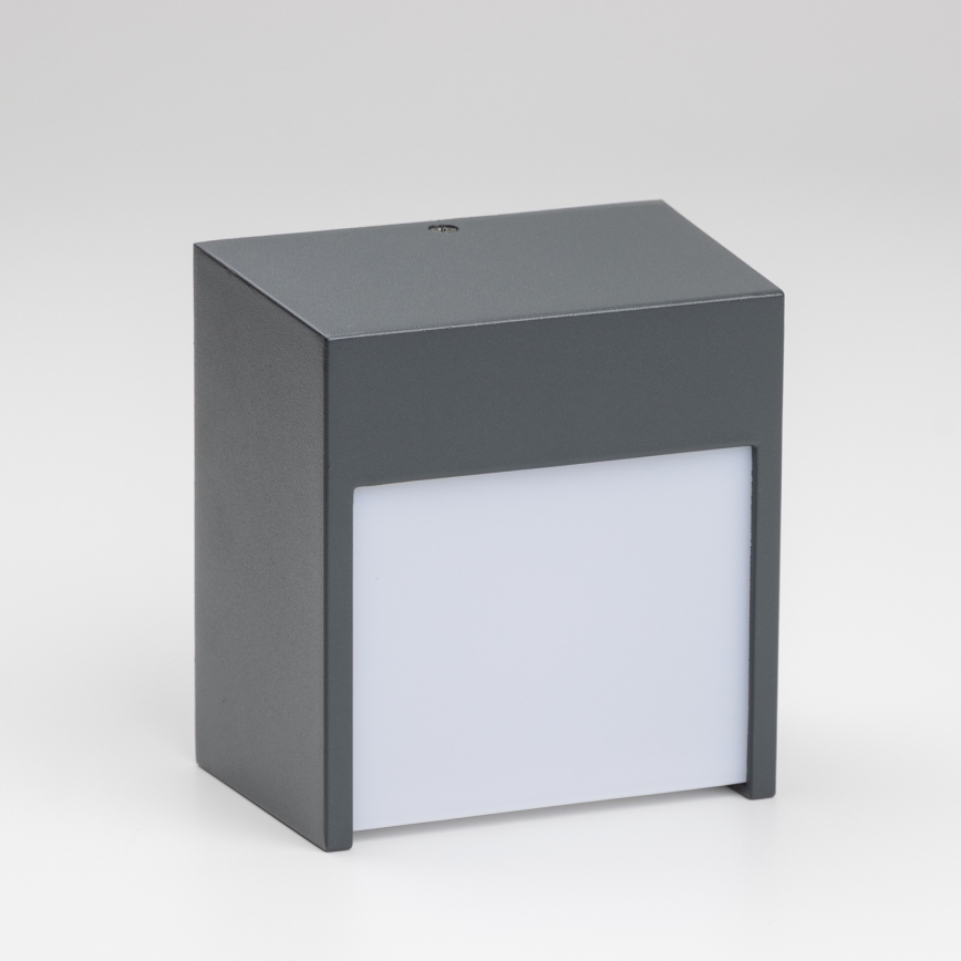 Brilagi - Επιτοίχιο φωτιστικό εξωτερικού χώρου LED TERNI LED/12W/230V ανθρακί IP44