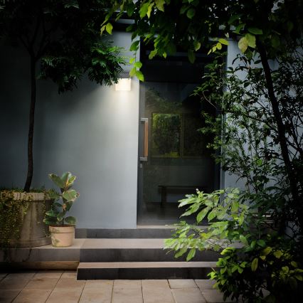 Brilagi - Επιτοίχιο φωτιστικό εξωτερικού χώρου LED TERNI LED/12W/230V ανθρακί IP44