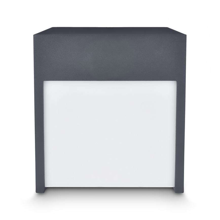 Brilagi - Επιτοίχιο φωτιστικό εξωτερικού χώρου LED TERNI LED/12W/230V ανθρακί IP44