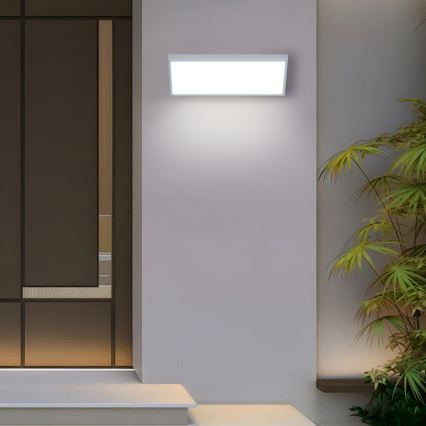 Brilagi - LED εξωτερικό επιτοίχιο φωτιστικό TRIANGLE LED/42W/230V 45 cm λευκό IP65