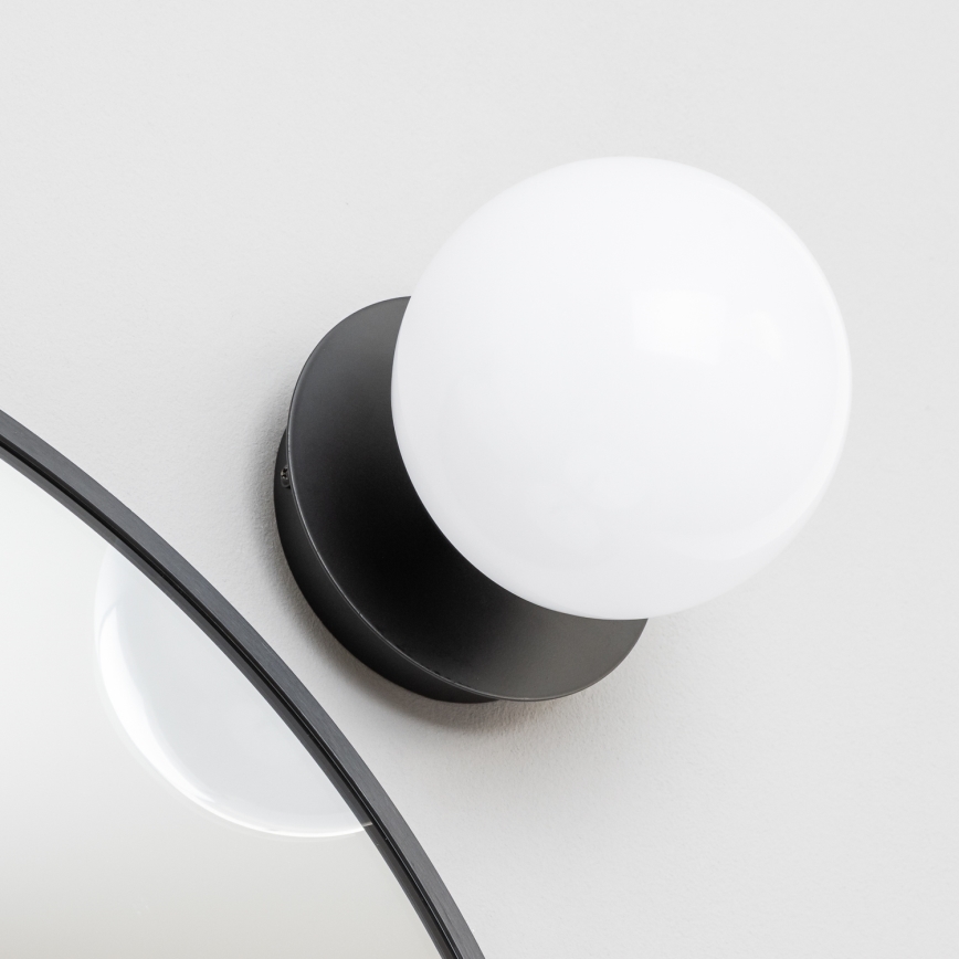 Brilagi - LED επιτοίχιο φωτιστικό μπάνιου BALL LED/6W/230V 3000/4000/6500K IP44 μαύρο