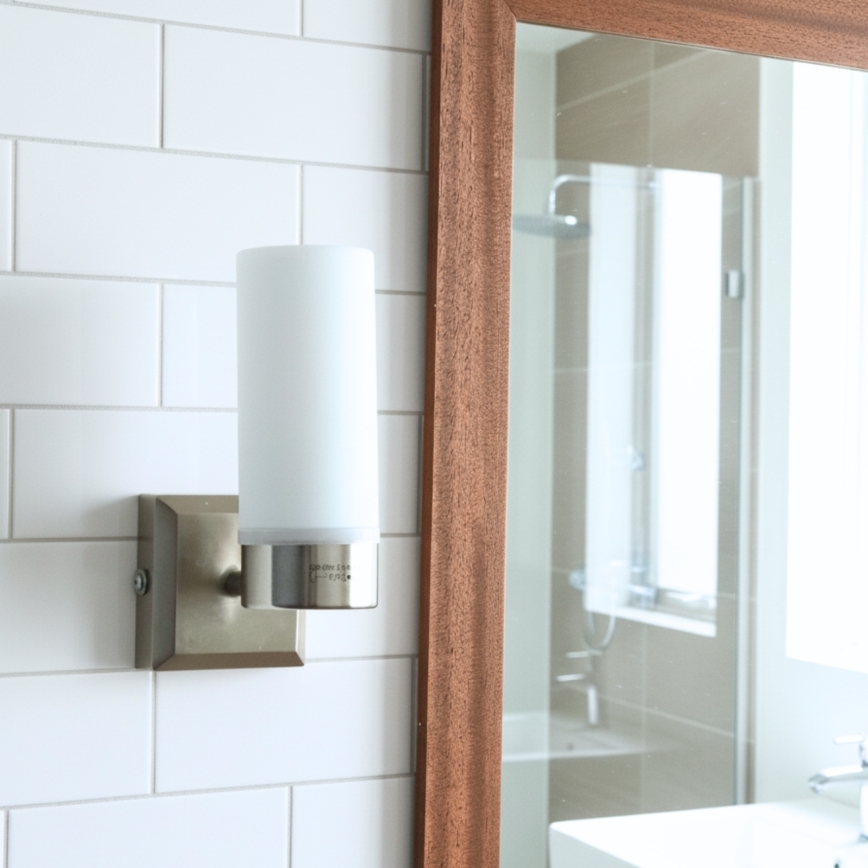 Brilagi - Επιτοίχιο φωτιστικό μπάνιου RAY 1xE14/40W/230V IP44