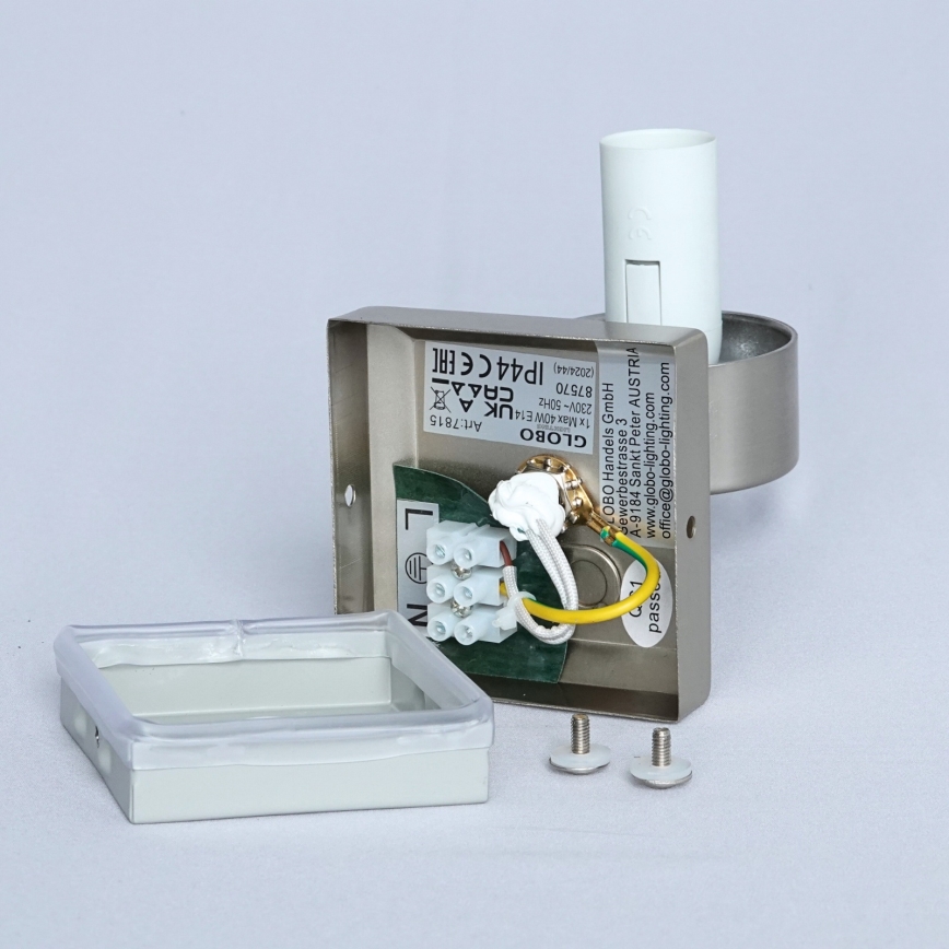 Brilagi - Επιτοίχιο φωτιστικό μπάνιου RAY 1xE14/40W/230V IP44