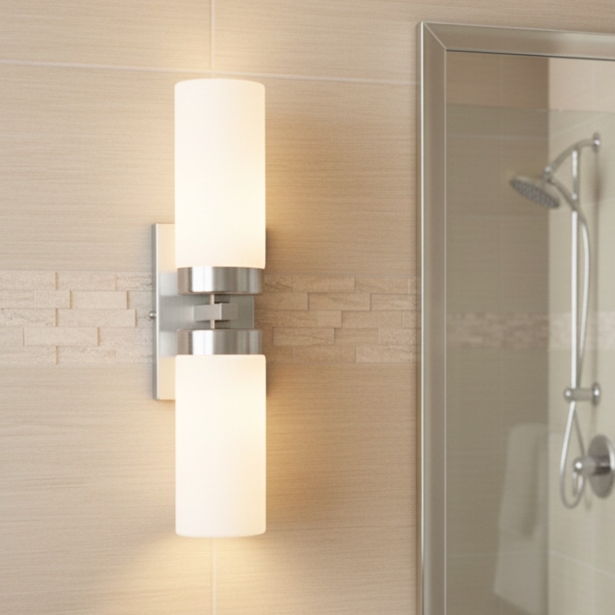 Brilagi - Επιτοίχιο φωτιστικό μπάνιου RAY 2xE14/40W/230V IP44