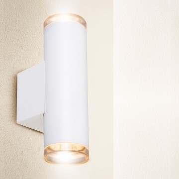 Brilagi - Επιτοίχιο φωτιστικό μπάνιου με σποτ SELE AQUA 2xGU10/30W/230V IP44 λευκό