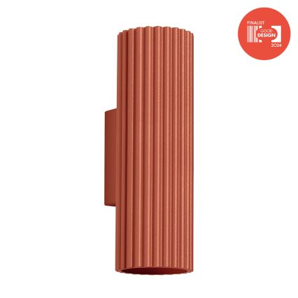 Brilagi - Επιτοίχιο LED φωτιστικό CRESTO 2xGU10/10W/230V 20 εκ. κόκκινο
