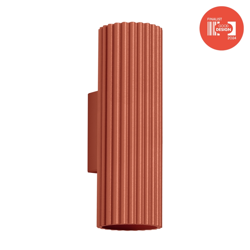 Brilagi - Επιτοίχιο LED φωτιστικό CRESTO 2xGU10/10W/230V 20 εκ. κόκκινο